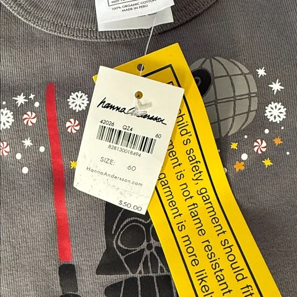 NWT Hanna Andersson Star Wars Christmas Pajamas - Picture 3 of 6